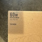 60 Watt Equivalent Non Dimmable Led Light Bulb Daylight 16 Pk  free Shipping 