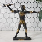 Zeus Greek Mythological God Holding Thunderbolt Bronze Sculpture Figurine