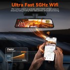 Wolfbox G840s 4k Mirror Dash Cam Wifi Backup Camera Full Hd With Gps For Cars
