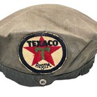 Vtg 50s Texaco Service Station Attendant Uniform Hat Part  top Of Hat Only  Read