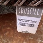 Croscill Galleriabrown Textured Square Decorative Throw Pillow 18x18