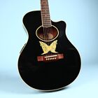 Epiphone By Gibson Orville Eo-2b Butterfly Black Acoustic Electric Guitar