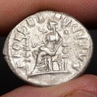 Elagabalus Denarius Ancient Roman Empire Silver Coin 218ad Choice Vf Fides