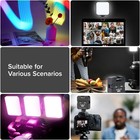 Camera Video Light Rgb 2500k-9000k  Rechargeable Full Color 20 Effects  Cri 95