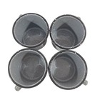 Granite Speckled Light Gray Enamelware Mugs With Handles Set Of 4