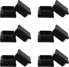 2 Inch 2x2 Square Tube End Cap Plastic Plugs 12 Pack  2 Inch 2x2 Square Tubing