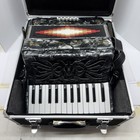 Rossetti 2512 25 Key 12 Bass Piano Accordion Black W  Hard Case Stra  cmp130600 