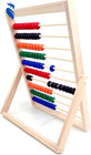 Wooden Counting Number Frame 10 Rows Abacus For Kids Learning Math  11-1 2-inch 