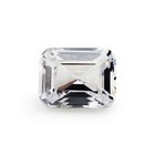Size 4x6 9x11mm Rectangle Emerald Cut Shape White 5a Loose Cubic Zirconia Stones
