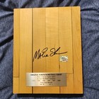 Magic Johnson Signed Original La Lakers Forum Basketball Court Floor Wood Coa