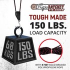 Rope Ratchet 1 4  Adjustable Pulley System     150 Lb Capacity Heavy-duty 8  Bra