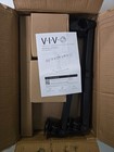 Vivo Dual Monitor Mount W  Glass Base Stand For 2 Computer Screens Up To 32  Blk