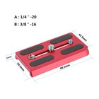 Camvate Aluminum Manfrotto Slide-in Camera Qr Plate With 1 4    3 8  Threads