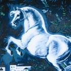 Rorstrand Swedish Hasten Lacko Slott 1977 Horse Plate Hanging Brusewitz 