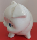 Rare Vintage Corning Ware Blue Cornflower Piggy Bank Made In England