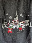 Disney Parks  mickey   Minnie  Zip Black 2019 Christmas Hoodie Size M--rare