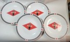 Vintage Coca Cola Gibson Checkered Plates Mugs Bowls 2003 Set Of 12