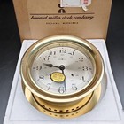 Howard Miller 612-367 Ships Bell Clock Nos Solid Brass Nautical