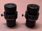 Pair Wild   Leica 10x 21 Adjustable Stereo Microscope Eyepieces 30mm