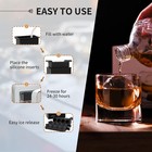 New Clear Ice Ball Maker  2  Whiskey Sphere Tray