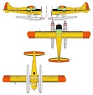 Dora Wings 48060 1 48 Dhc-2 Beaver Floatplane Plastic Model Kit