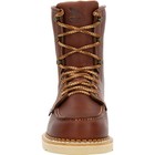 Georgia Wedge Moc Toe Gb00480 Mens Brown Leather Lace Up Work   Safety Boots