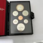 1981 Royal Canadian Mint 7 Coin Proof Coin Set Double Dollar Original Case