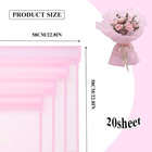 20 Sheets Flower Wrapping Paper  Waterproof Floral Bouquet Fresh Flower Wrapping