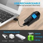 350 Lumen Bicycle Headlight With Speedometer  Usb Rechargeable Bike Light Set