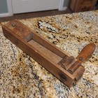 Original Wwii World War Military Gas Air Raid Wooden Rattle Fire Alarm Clacker