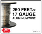 Electric Fence Wire 250ft Spool Aluminum Wire 17 Gauge