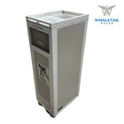 Gray Galley Waste Cart  half Size 