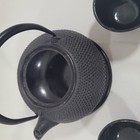 Tetsubin Japanese Tea Kettle Pot Cast Iron Hobnail Design Small Vintage