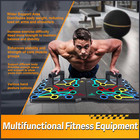 Push Up Board  Portable Multi-function Foldable 10 In 1 Push Up Bar  Push Up Han