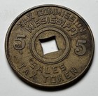 Tax Commission Mississippi 5 Mil Sales Tax Token Coin