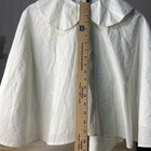 Handmade Linen Cape Coat Women   s One Size Ivory Unlined Colonial Vintage