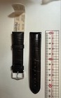Hirsch Duke Leather Watch Band 22mm Black Junk