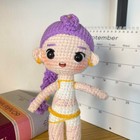 7 8  Rumi Chibi Crochet Doll - Handmade Doll Plush  Inspired By Anime