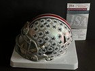 Lou Holtz Ohio State Buckeyes Auto Signed Riddell Mini Helmet Jsa Coa 68 Champs