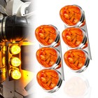 For Peterbilt Led Watermelon Air Cleaner Front Light   Mount Semi Tractor Trucks
