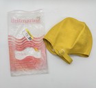 Vintage 70s 3-d Yellow Textured Rubber Swim Cap Swimcap Britmarine  New Open Pkg