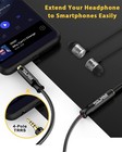 Headphone Extension Cable 4 Pole 3 5mm Trrs Male To Female Lossless Stereo Audio