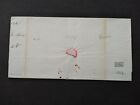 New York  New York Mills 1850 Stampless Cover  Green Cds To Albany  Ny