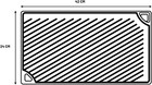 Lodge Reversible Cast Iron Grill griddle     9 5 X 16 75 Inch Pre-seasoned Cooking