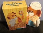 New In Box Vintage 1981 Avon Playful Pups Wall Hook 5    X 3   