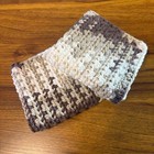 Handmade Set Of 2 Crochet Cotton Dish Cloths 8 x8  Inches  new 