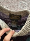 Vintage 80s Eddie Bauer Duck Fair Isle Sweater 1970s 1980s Wool Knit Winter Fall