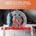 2 Pcs Upgraded Wheel Toe Alignment Tool Plate Kit W 2pcs Measuring Tapes Red