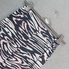 River Island Ladies Uk 14 B w Zebra Print Harem Trousers  Lightweight Summer