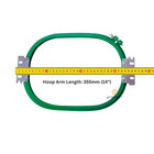 Embroidery Hoop For Tajima Toyota Machine 24cmx30cm Oval-36cm Wide